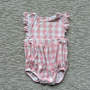Angel Dear Gingham Bubble Romper